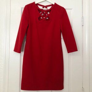 Diane von Furstenberg Carmen Dress in Poppy Red